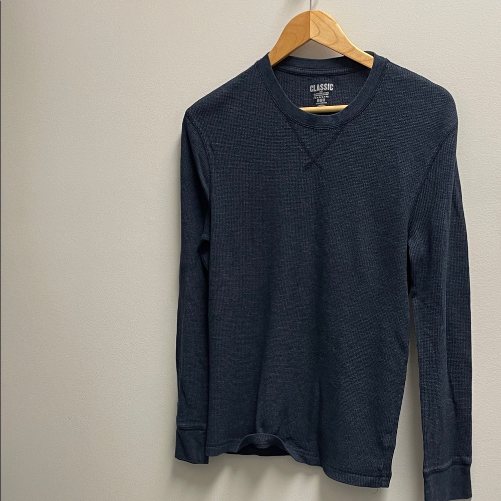 Old Navy Classic Long Sleeve Tee - Dark Navy